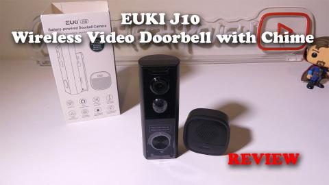 EUKI J10 Wireless Video Doorbell with Chime REVIEW