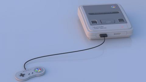 Speed Modeling | Nintendo SNES | Blender 2.8