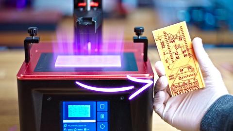 Make high-detail PCBs on your resin printer!