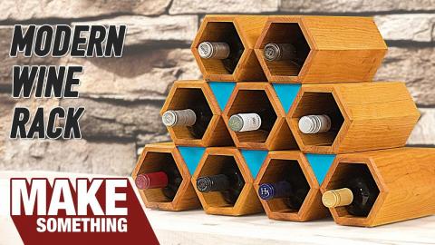 How to Make a Wine Rack | Woodworking Project