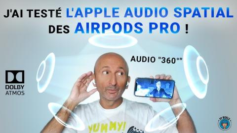 J'ai Testé l'APPLE Audio Spatial 3D des AirPods Pro ! (iOS 14)