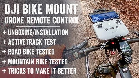 DJI Drone Controller Bike Mount Review: Tested and battered