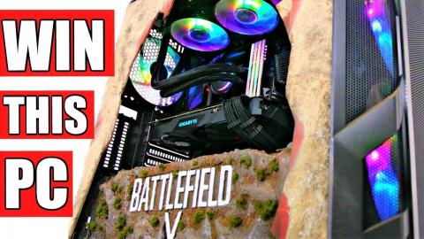 Project Battlefield 5 - ULTIMATE RTX GIVEAWAY CUSTOM GAMING PC BUILD - Time lapse