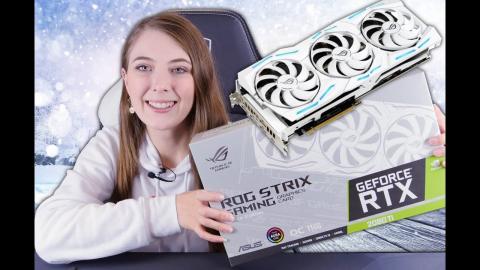 Briony unboxes the new ASUS RTX 2080 ti ROG OC WHITE EDITION !