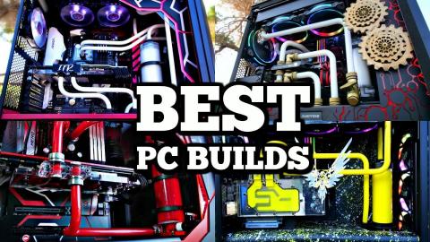 My Best ULTIMATE Custom Water Cooled Gaming PC Builds for 2017 - Time Lapse