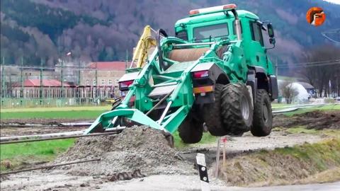 Few People have ever seen these Road Construction Machines