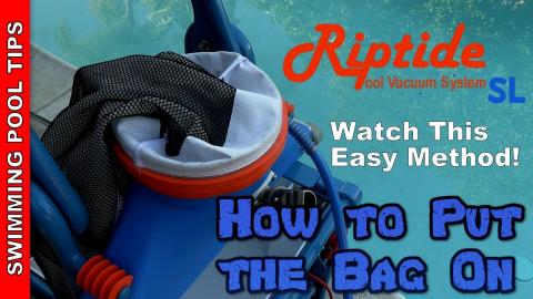 How to Put the New Riptide Bags On Your Vacuum -Very Easy!