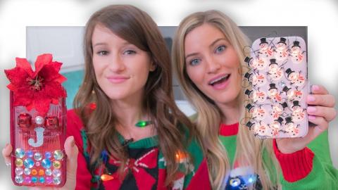 iPhone X DIY Holiday Cases!