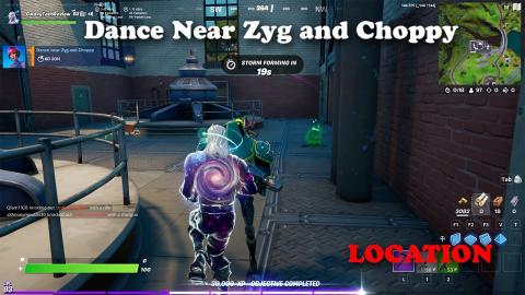 Dance Near Zyg and Choppy Location - Fortnite