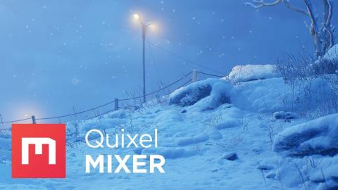 Realistic Snow in UE4 with Quixel Mixer