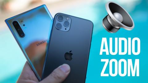 iPhone 11 Audio Zoom Annihilates Note 10+ Zoom-In Mic