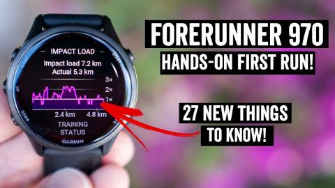 Garmin Foreurnner 970 First Run Details: 27 New Things to Know!