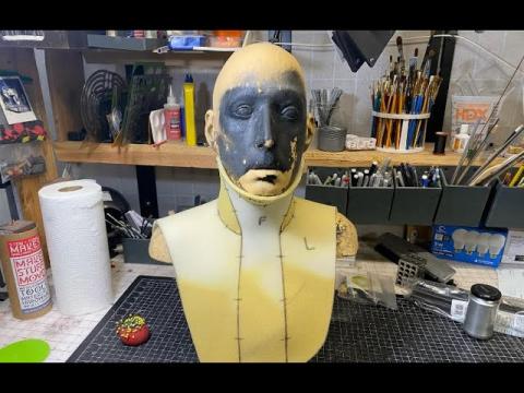 EVIL TED LIVE:  Making a Feral Ghoul costume Part 13