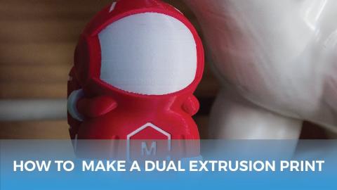 How To Make A Dual Extrusion 3D Print // 3D Printing Tutorial
