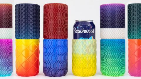 Satisfying 3D Printed Can Coozies #shorts