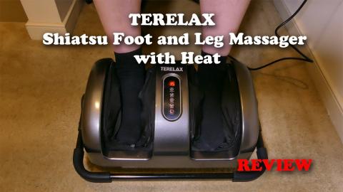 TERELAX Shiatsu Foot and Leg Massager with Heat REVIEW