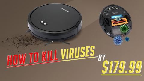 How to Kill Viruses with Upgrade Alfawise V8S Max Vacuum Cleaner + UV Sterilization?