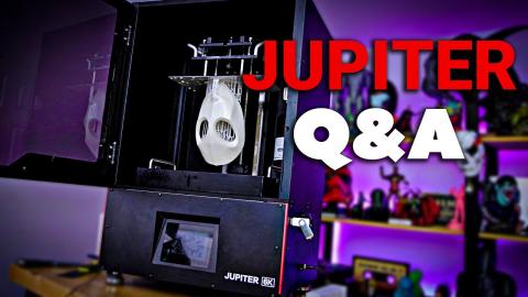 Your Questions Answered!  Elegoo Jupiter Resin 3D Printer