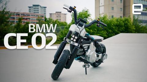 BMW's CE 02 electric scooter is aimed at the youths
