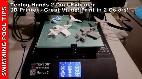 Tenlog Hands 2 Dual Independent Extruder 3D Printer: Dual Color Print & Duplicate Mode!
