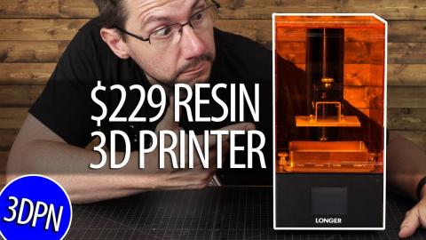 $229 Resin 3D Printer / Longer3D Orange 10 - Does It Work?