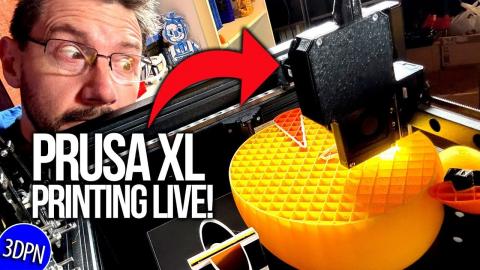 Prusa XL Printing LIVE!