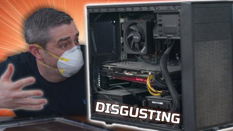 Deep Cleaning A DIRTY Gaming PC!!!