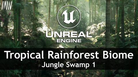 MAWI Tropical Rainforest | Unreal Engine 5.2 | Jungle Swamp 1 #unrealengine #UE5 #gamedev