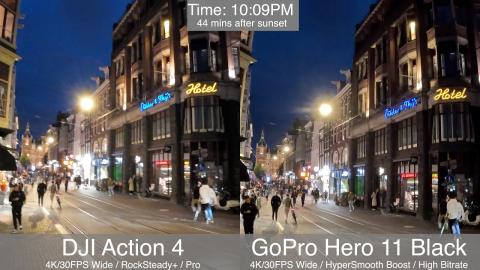 DJI Action 4 vs GoPro Hero 11: Ultimate Low-Light Comparison