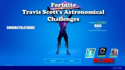 Travis Scott's Astronomical Challenges Guide - Fortnite