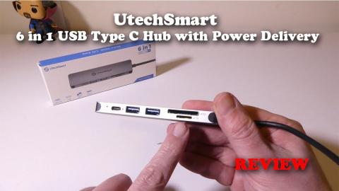 UtechSmart 6 in 1 USB Type C Hub with Power Delivery REVIEW