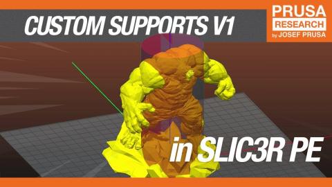 How to create custom supports in Slic3r PE