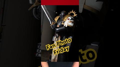 Fan Photo Friday Emperors, champion, black Templar space marine! #evafoam #cosplay #makers ￼