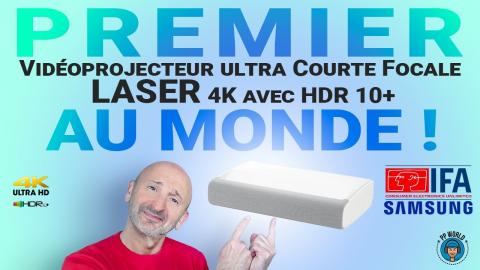 SAMSUNG : PREMIER Projecteur LASER UHD/4K avec HDR 10+ au MONDE ! (IFA 2020)