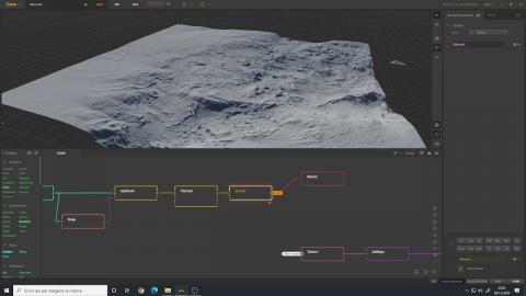 Gaea 1.2 Tutorial | Align Terrains on the Grid Using the Drop to Floor Feature