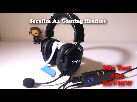 Serafim A1 Gaming Headset Mic Test and REVIEW