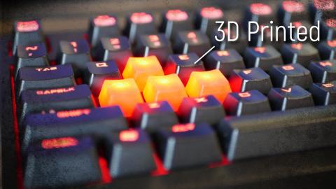 FIxing a Mechanical Keyboard with 3D Printing Technology