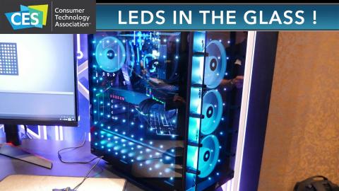 CES 2020: Corsair CONCEPT ORION - LEDs in the GLASS Panel !