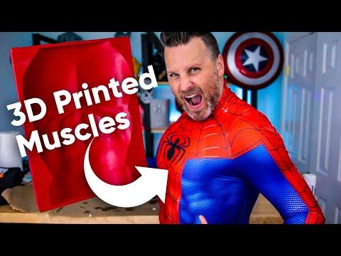 3D Printing Foam Muscles - DIY Cosplay Muscles