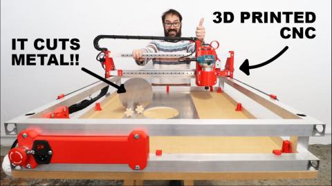 3D PRINTED CNC CUTS METAL