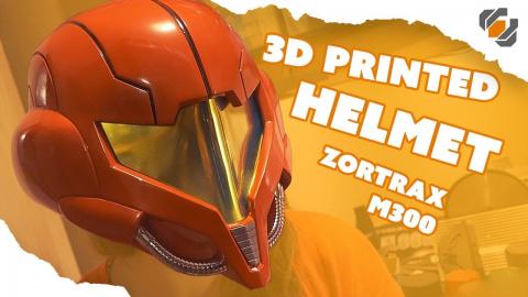 3D Printing a Samus Metroid Helmet - Zortrax M300