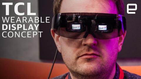 TCL Wearable Display Concept Hands-on: A multiplex on your head