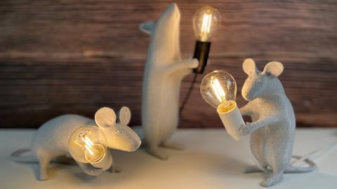 Cool Mouse Lamps | 3D Printing Ideas