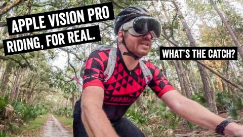 Cycling with Apple Vision Pro: The Future?