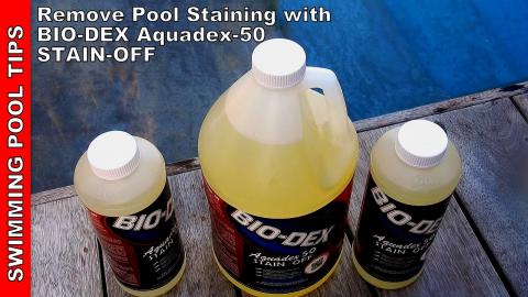 Remove Staining with BIO-DEX Aquadex 50 STAIN-OFF!