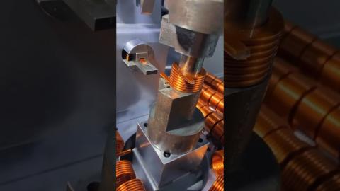 Satisfying Automated Coiling Machine????????????#satisfying #shorts