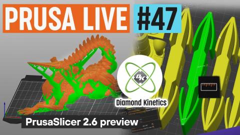 PrusaSlicer 2.6 Origanic Supports preview and interview with Diamond Kinetics - PRUSA LIVE #47