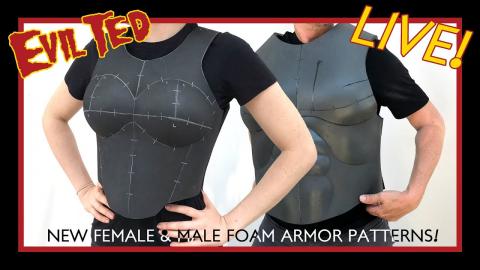 New Female & Male Foam Armor Patterns.