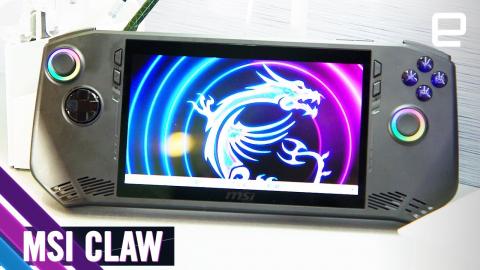 MSI Claw hands-on at CES 2024: An Intel-powered gaming handheld