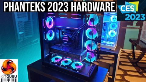 CES 2023: PHANTEKS - NV7 cases, Shift XT panel, Glacier hardware and more!